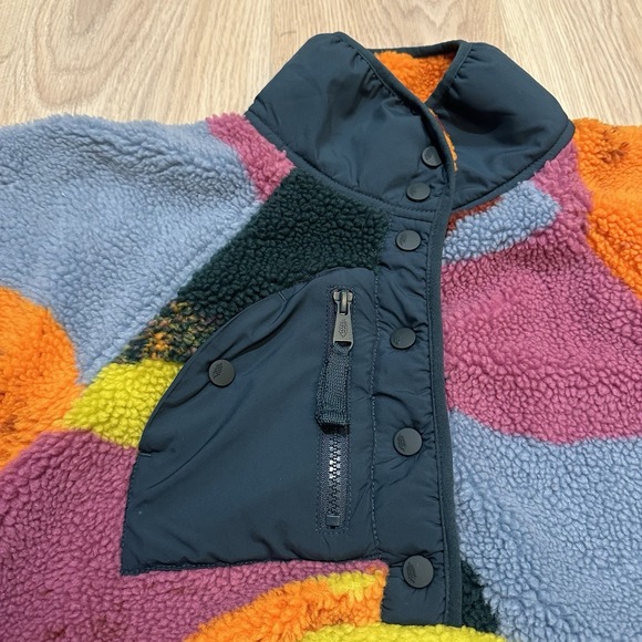 Free People Rocky Ridge Trailblazer Fleece Jacket Size S Pullover Rare - Picture 4 of 11
